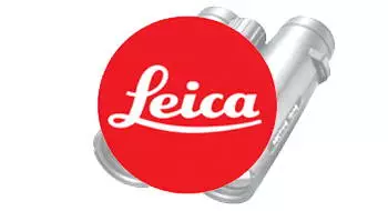 logo prismáticos leica