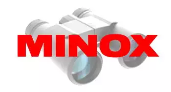 logo prismáticos minox